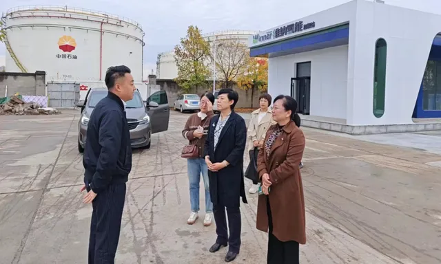 临汾市促投局一行莅临维纳长庆加氢示范站